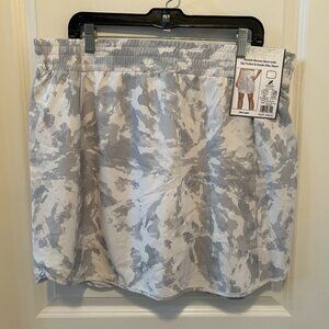 RBX Stretch Skort Tie Dye Grey Mid Length Women's Size XL